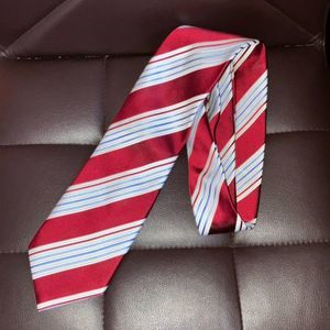 Donald Trump Signature Collection Men's Silk Tie Red & White Striped Stripe